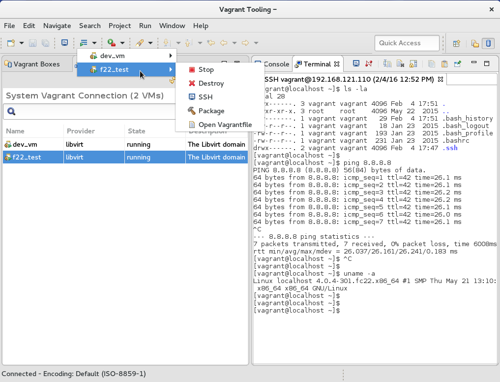 Eclipse Vagrant Tooling