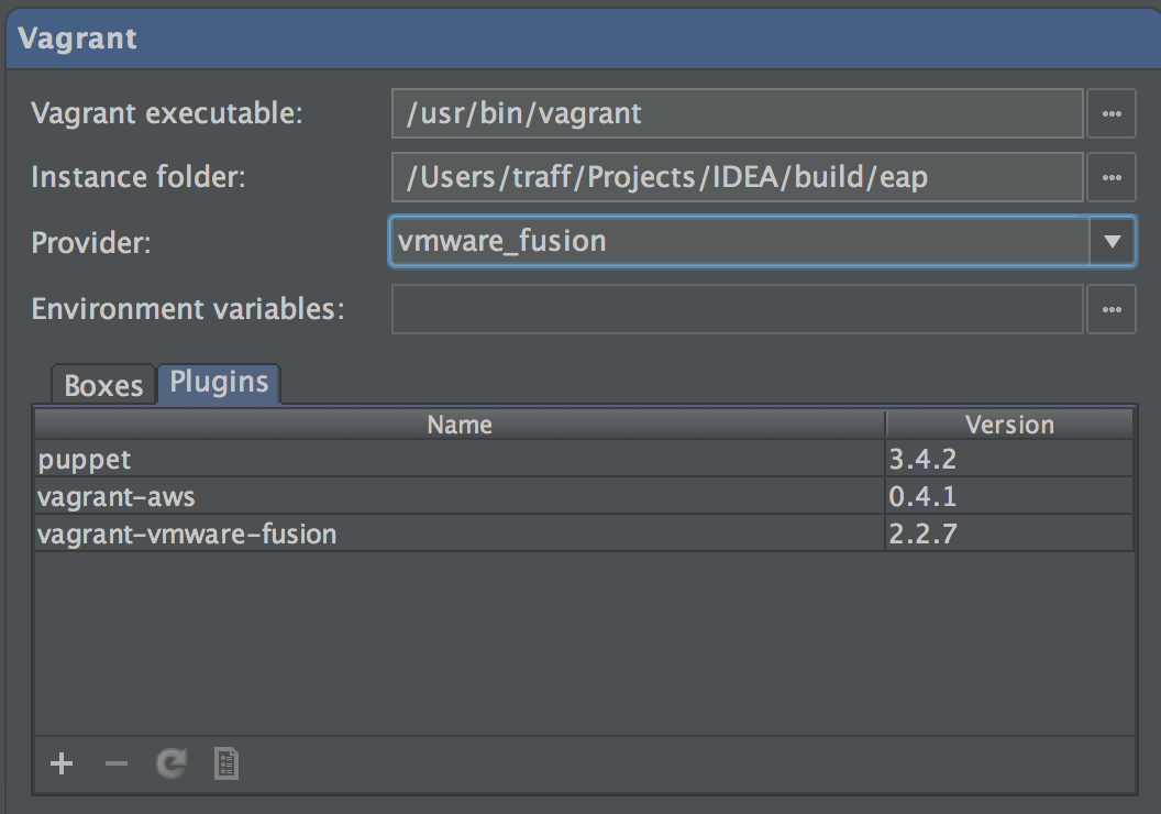 Eclipse Vagrant Tooling